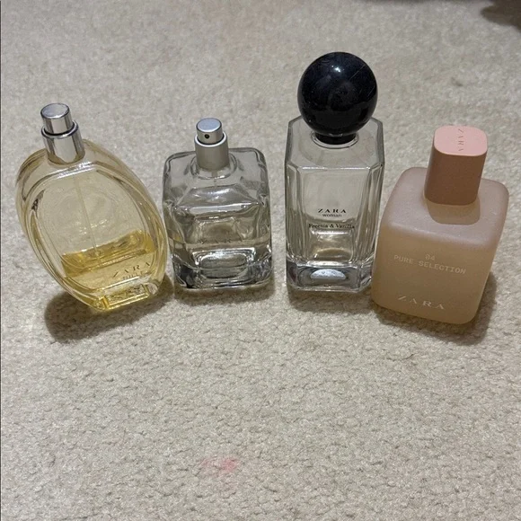Zara Fragrance Set with Gold and Cream Accents - Picture 1 of 9